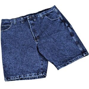 Wrangler Jean Shorts Carpenter Shorts Blue Denim Men’s Size 46 Regular